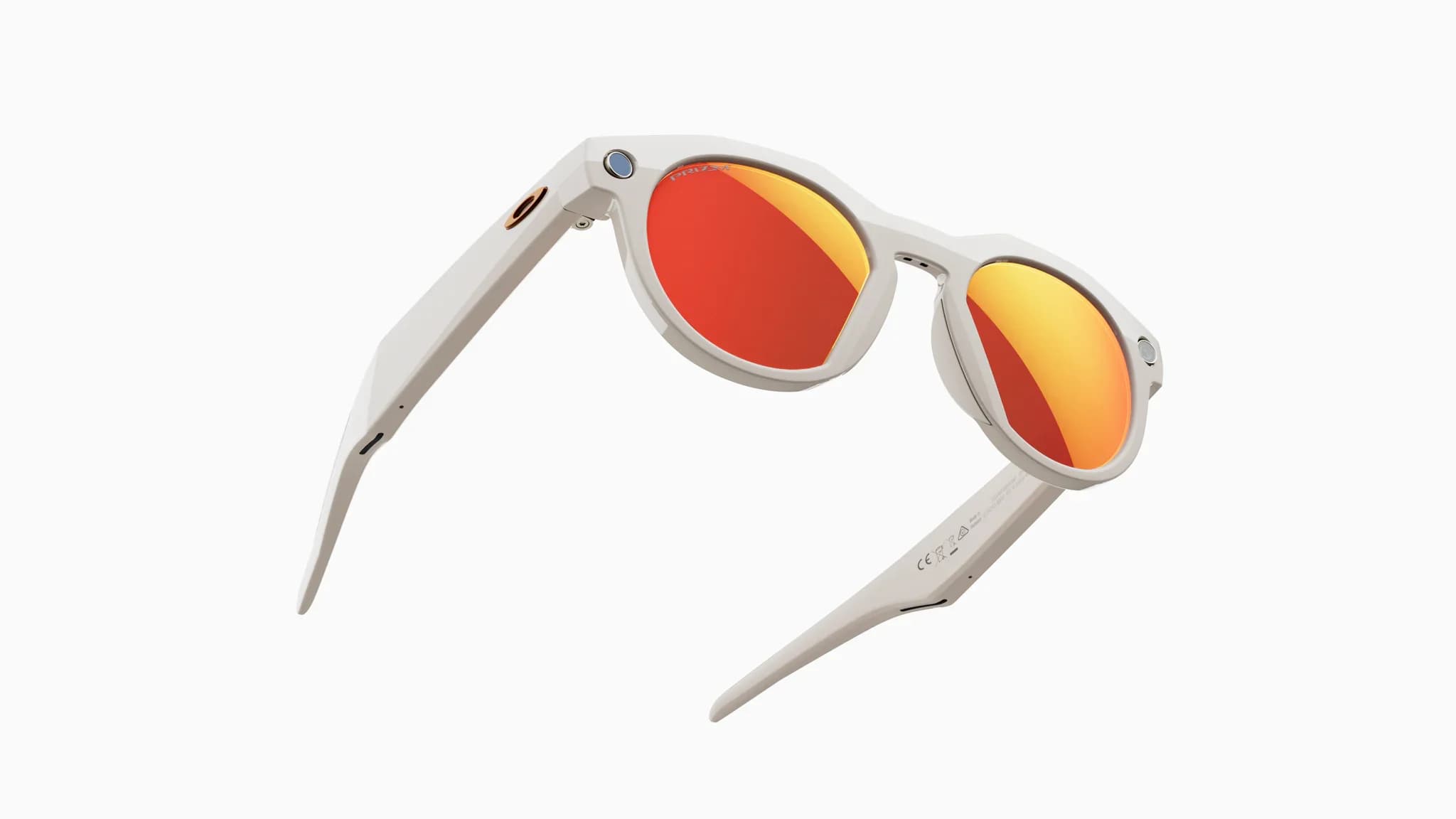Oakley Meta HSTN in Warm Grey mit Prizm-Ruby-Gläsern — offizielles Produktfoto